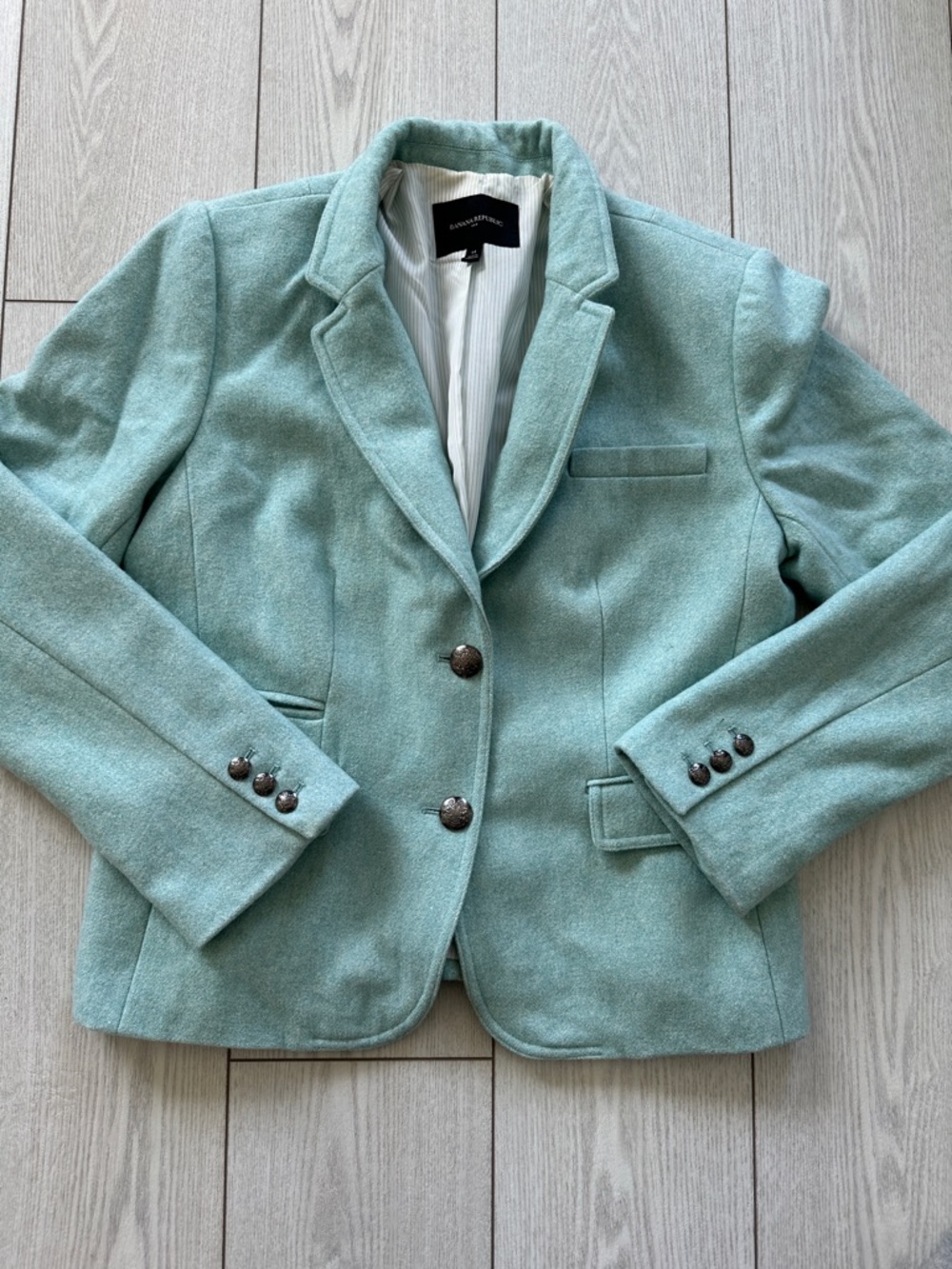 Banana Republic Women's Tailored Blazer in Soft Teal
